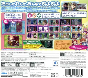 Puyo Puyo (Japan) box cover back